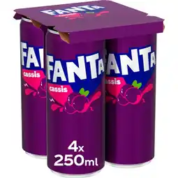 Albert Heijn Fanta Cassis 4-pack aanbieding