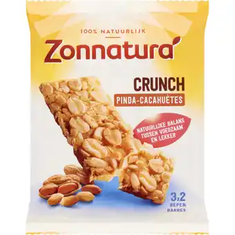 Albert Heijn Zonnatura Crunch pinda repen aanbieding