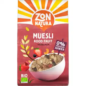 Albert Heijn Zonnatura Muesli rood fruit aanbieding