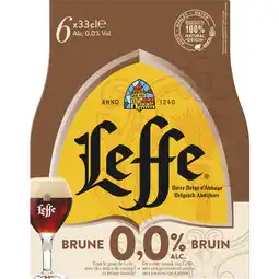 Albert Heijn Leffe Bruin 0.0% 6-pack aanbieding