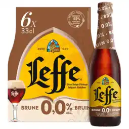 Albert Heijn Leffe Bruin 0.0% 6-pack aanbieding