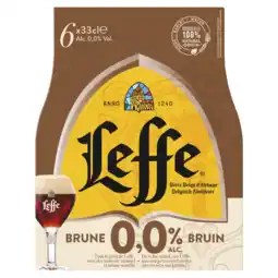 Albert Heijn Leffe Bruin 0.0% 6-pack aanbieding