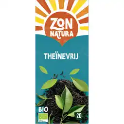 Albert Heijn Zonnatura Theïnevrij zwarte thee aanbieding