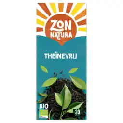 Albert Heijn Zonnatura Theïnevrij zwarte thee aanbieding