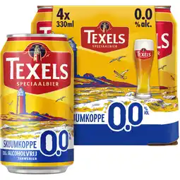 Albert Heijn Texels Skuumkoppe 0.0% 4-pack aanbieding