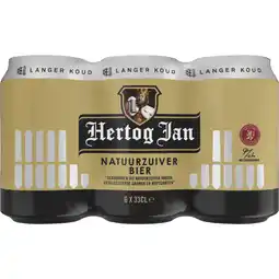 Albert Heijn Hertog Jan Natuurzuiver bier 6-pack aanbieding