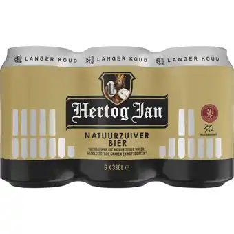 Albert Heijn Hertog Jan Natuurzuiver bier 6-pack aanbieding