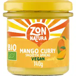 Albert Heijn Zonnatura Smooth spread mango-curry aanbieding