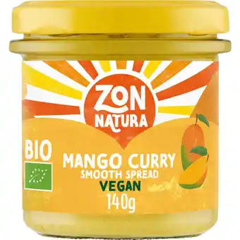 Albert Heijn Zonnatura Smooth spread mango-curry aanbieding