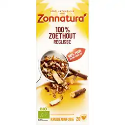Albert Heijn Zonnatura 100% zoethout kruideninfusie aanbieding