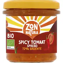 Albert Heijn Zonnatura Groentespread spicy tomaat aanbieding