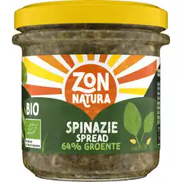 Albert Heijn Zonnatura Groentespread spinazie aanbieding