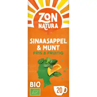 Albert Heijn Zonnatura Sinaasappel & munt fris & fruitig aanbieding
