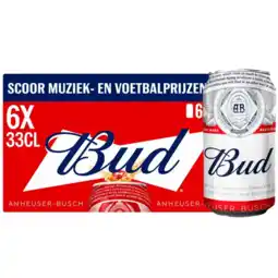 Albert Heijn Bud Pilsener 6-pack aanbieding