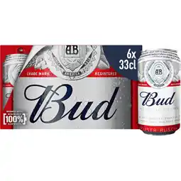 Albert Heijn Bud Pilsener 6-pack aanbieding