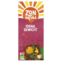 Albert Heijn Zonnatura Ideaal gewicht kruideninfusie aanbieding