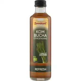 Albert Heijn Zonnatura Kombucha citroengras aanbieding