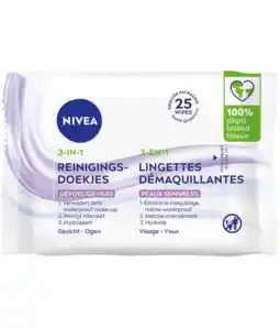Albert Heijn NIVEA Sensitive reinigingsdoekjes aanbieding