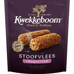 Albert Heijn Kwekkeboom Oven & airfryer stoofvlees croquetten aanbieding