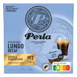 Albert Heijn Perla Huisblends Dolce gusto compatible lungo decaf aanbieding