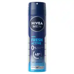 Albert Heijn NIVEA Men fresh active deodorant spray aanbieding