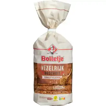 Albert Heijn Bolletje Vezelrijk boeren beschuit volkoren aanbieding