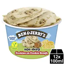 Albert Heijn Ben & Jerry's Non-dairy cookies on cookie dough aanbieding