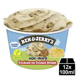 Albert Heijn Ben & Jerry's Non-dairy cookies on cookie dough aanbieding