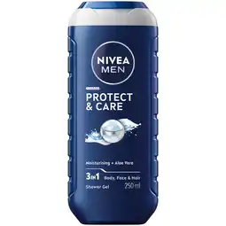 Albert Heijn NIVEA Men protect & care douchegel 3-in1 aanbieding