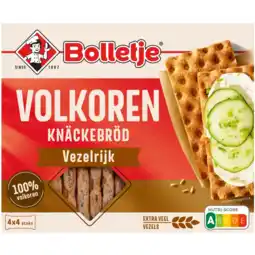 Albert Heijn Bolletje Vezelrijk Knackebrod volkoren aanbieding