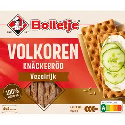 Albert Heijn Bolletje Vezelrijk Knackebrod volkoren aanbieding
