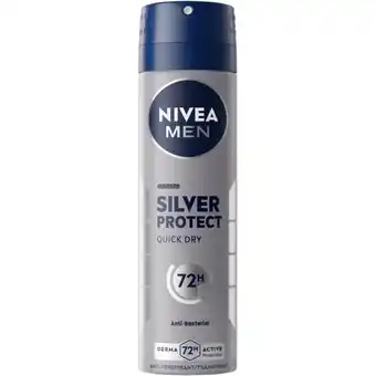Albert Heijn NIVEA Men silver protect deodorant spray aanbieding