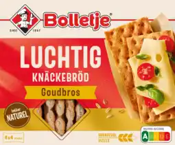 Albert Heijn Bolletje Luchtig Knackebrod goudbros aanbieding