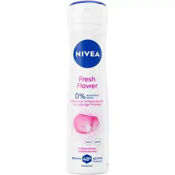 Albert Heijn NIVEA Fresh flower deodorant spray aanbieding