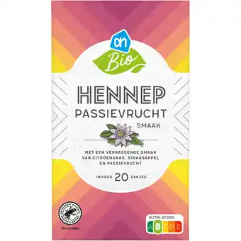 Albert Heijn AH Biologisch Hennep passievruchtsmaak aanbieding