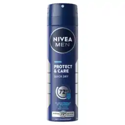 Albert Heijn NIVEA Men protect & care deodorant spray aanbieding