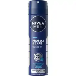 Albert Heijn NIVEA Men protect & care deodorant spray aanbieding