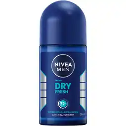 Albert Heijn NIVEA Men dry fresh anti transpirant roller aanbieding