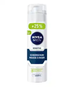 Albert Heijn NIVEA Men sensitive scheerschuim met kamille aanbieding