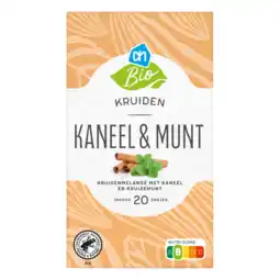 Albert Heijn AH Biologisch Kruiden kaneel munt aanbieding