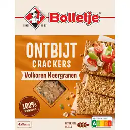 Albert Heijn Bolletje Ontbijtcrackers Volkoren Meergranen aanbieding
