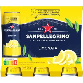 Albert Heijn S. Pellegrino Limonata 6-pack aanbieding