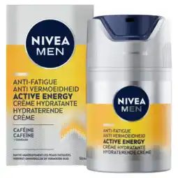 Albert Heijn NIVEA Men active energy gezichtscrème aanbieding
