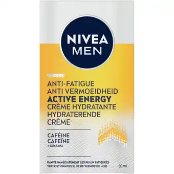 Albert Heijn NIVEA Men active energy gezichtscrème aanbieding