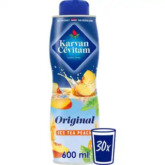 Albert Heijn Karvan Cévitam Original ice tea peach siroop aanbieding