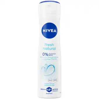 Albert Heijn NIVEA Fresh natural deodorant spray aanbieding