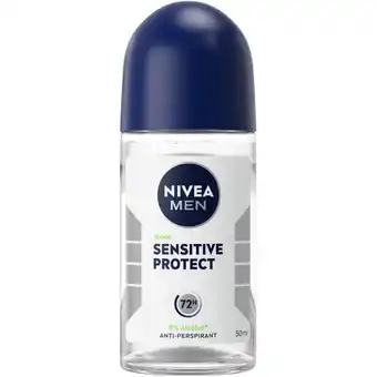 Albert Heijn NIVEA Men derma control sensitive protect roll aanbieding