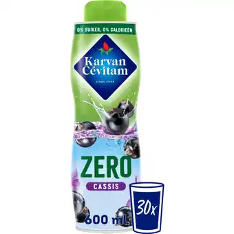 Albert Heijn Karvan Cévitam Zero cassis siroop aanbieding