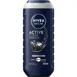 Albert Heijn NIVEA Men active clean shower gel aanbieding