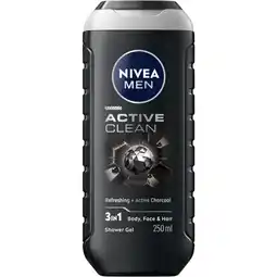 Albert Heijn NIVEA Men active clean shower gel aanbieding